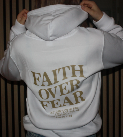 Faithful Threads: Faith over Fear Hoodie