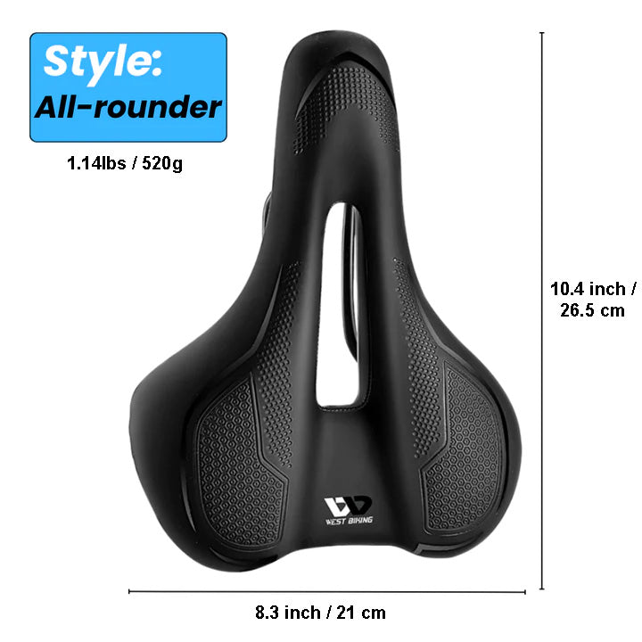 CycloFit™ - Premium Inbuild saddle suspension