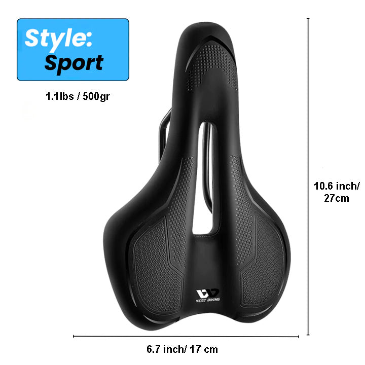 CycloFit™ - Premium Inbuild saddle suspension